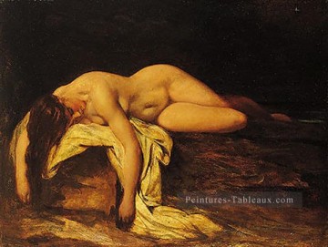 Nu Femme endormie corps féminin William Etty Peinture à l'huile